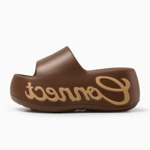 [Free Shipping] InsEVA Thick Soft Sole Trendy Summer Simple Letter Design Versatile Home And Outdoor WomenS Slide Sandals