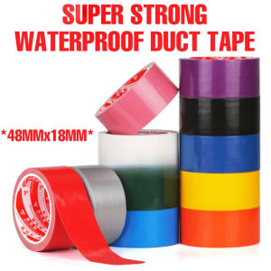 48mm Wide *10mm Strong Super Waterproof Duct Fabric Duct Tape Roll Repair Tape