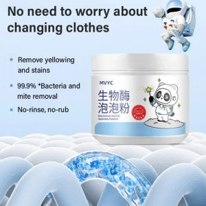 ✨ Laundry Powder/Laundry Liquid/Stain Removal Foam Powder/Laundry Detergent/Laundry Foam Multi-function/Bomb Salt/Quick Solution For Stains/Skin-friendly/Strong Stain Removal