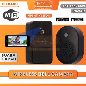 Bell Rumah Kamera Tersembunyi Wireless WiFi Tanpa Kabel 2.4Ghz Mini