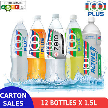 [Carton Sales] 100PLUS Drinks 1500ml x 12bottles / 1500ml x 24bottles ...