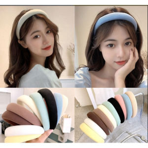 BANDO KAIN TEBAL WANITA KOREA HEADBAND CLOUD POLOS LEBAR EMPUK BANDANA LEMBUT WARNA PASTEL HAIR BAND KOREAN BANDO KOREA BANDO IMUT CANTIK