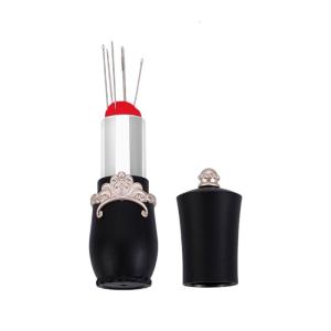 Son môi hình dạng đinh ghim khâu đệm Phụ kiện đựng may kim tổ chức Hộp Đinh ghim khâu chủ may needel chủ lưu trữ hộp