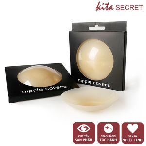 Miếng dán ngực silicon tàng hình hộp đen 1 đôi dán nhiệt tự thân sinh nhiệt không keo siêu dính