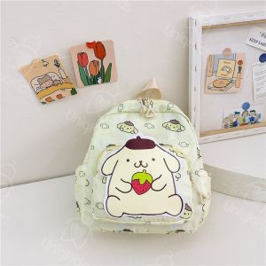 Uniqkids Kuromi and Hello Kitty Fashion Kids Waterproof Backpacks School Bag Light Color Design for Kids