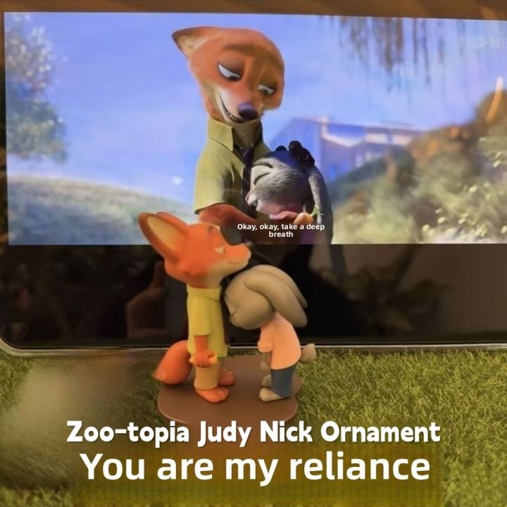 HJDJ Thành phố động vật điên cuồng ngoại vi Đồ trang trí Judy Nick của ...