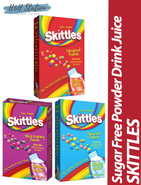 Zero Sugar / Sugar Free Powder Drink Juice Drink Skittles Original Zero Sugar / Sugar Free Powder Drink Juice Drink Skittles Original