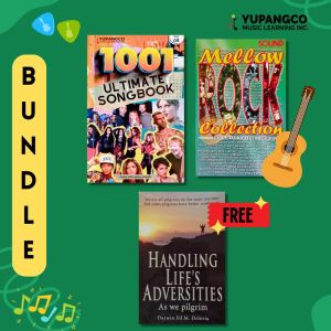 1001 ULTIMATE SONGBOOK VOL. 8/MELLOW ROCK COLLECTION SONGBOOK WITH GUITAR CHORD/BUNDLE with FREEBIES HANDLING LIFE ADVERSITIES BOOK