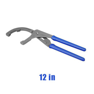 9/12 Inch Kunci Filter Oli Yang Dapat Disesuaikan Oil Filter Wrench Plier Spanner Removal Tool / Adjustable Filter Oli Wrench Filter Inti Oli Kendaraan Mobil Wrench Remover Metal Grip Plier Spanner Alat Perbaikan
