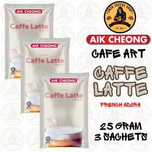 Aik Cheong Cafe Art Caffe Latte French Adora 25 Gram 12 Sachets - Instant Coffee - Groceries > Drinks > Coffee > Instant Coffee