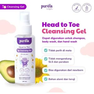 PURELA Skincare Baby Soothing Baby Cream Lotion Cleansing Gel Goodnite Oil Original 100% Bpom by Reglow dr. Shindy