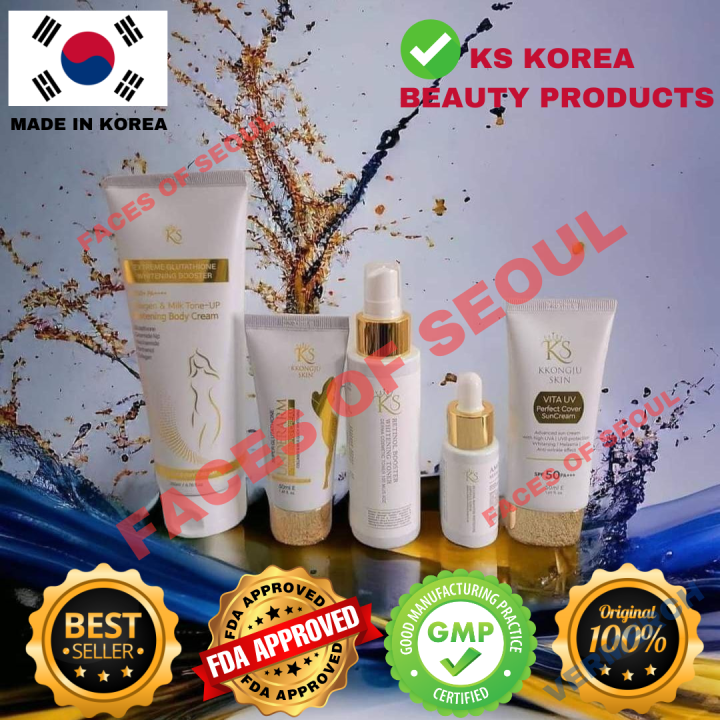 glutathione vitamin c and collagen supplements KS Korea Premium Skin Whitening and Anti-aging Beauty Products (Gluta  Tablet Toner Serum Lotion Cream and Soap) Gluta White Tablet Collagen Acne  Soap - Lazada