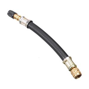 Flexible Rubber Tire Valves Extension Adapter Connector 110mm-200mm For Motorcycle Scooter Road Bike Universal Fitment