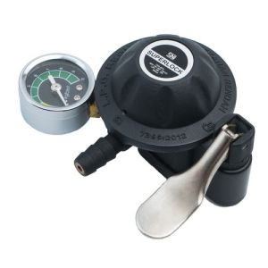 PAKET REGULATOR GAS SUPERLOCK GASCOMP GRS-01 + SELANG ORANGE 2 METER + KLEM 2PCS