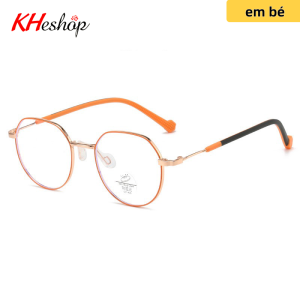 [MỚI - VOUCHER 15%] Kính thời trang TRẺ EM gọng 0 độ chống ánh sáng xanh có thể thay tròng mã Y6208 - kheshop
