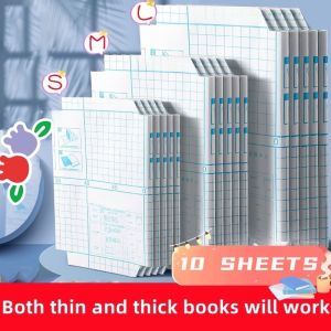 Ecoplanet COD#10 Sheets Transparent Self-adhesive Book Wrap Protective Cover S/M/L Waterproof Film Diamond Wrapper