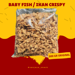 BABY FISH IKAN CRISPY 1KG DI GORENG DADAKAN