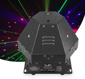 [TD] ĐÈN LASER NẤM 11 MẮT - HIỆU ỨNG CHÙM TIA + MÔ HÌNH ÁNH SÁNG LASER RGB