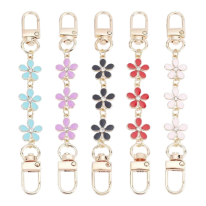 Sophisticated Flower Pendant Chain Extender Smooth Alloy Design For Comfortable Long Term Stackable Accessories