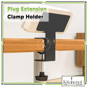 Kitchenut Pemegang Sambungan Meja Pemegang Klip Sambungan Palam Desktop Extension Holder Plug Extension Clamp Holder