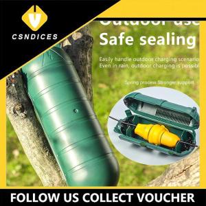 [Csndices] Outdoor Extension Cord Safety Cover With Waterproof Seal Weatherproof Electrical Connection Box To Protect Outdoor Outlet Plug