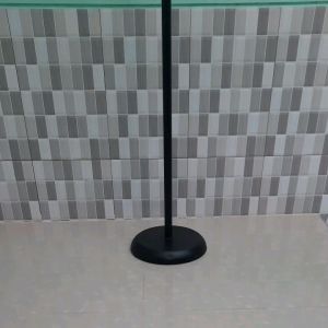 Stand Mic Podium Kaki Besi Bulat