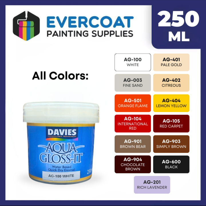 Paint Color Examples Davies Color Pods Aqua Gloss It Sample Size 250ml | Lazada Philippines