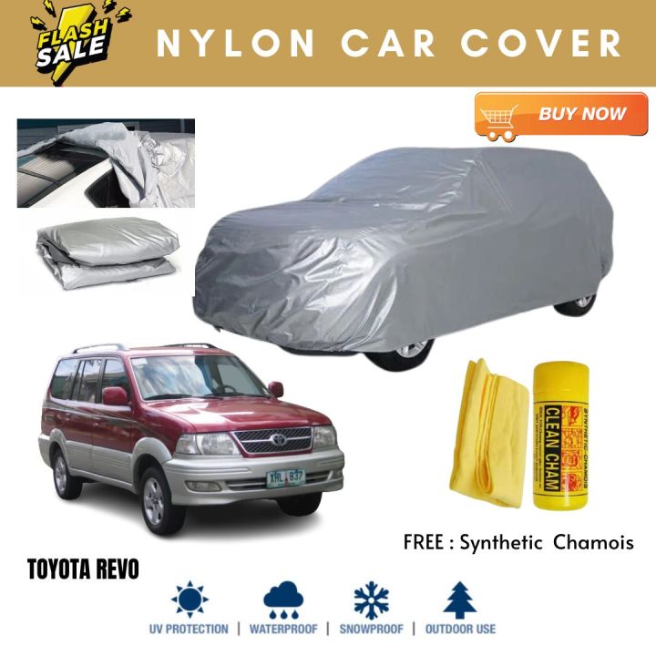 CAR COVER FOR TOYOTA REVO WITH SYNTHETIC CHAMOIS