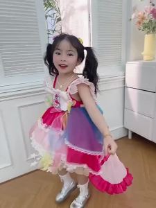 Váy công chúa Lolita cho bé gái váy sinh nhật thời trang mới váy xòe váy lưới