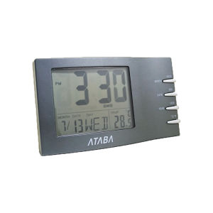 Ataba Table Bedside Thermo & Calendar Clock with Ultralight L119
