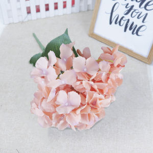 Bunga Premium Hortensia Hydrangea HK Cabang 5 Panjang 48 cm Bunga Artificial Bunga Hias Plastik Import - Dekorasi Pelaminan - Hiasan Bunga Mawar Rose Plastik