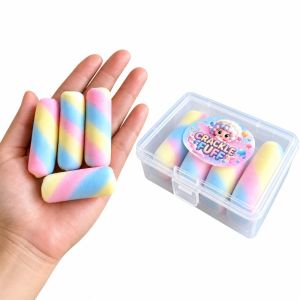 【Ready Stock+COD】STYLETENK Chocolate Wax Cracking Squeeze Toy Cat Paw Donut Crunchy Sound Ball Handmade Craft Soft Gel Fidget Toy For Stress Anxiety Relief