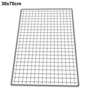 78YUANFF Dây sắt Giá đỡ nướng Hình vuông Có thể tái sử dụng Lưới nướng Không dính Dụng cụ lưới nấu ăn