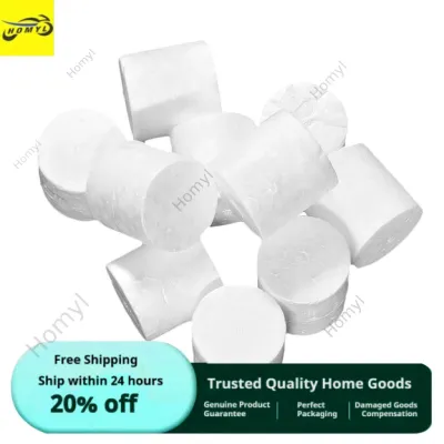 White Cylindrical Polystyrene Foam for Crafts Modeling Foam Balls Set for Kids DIY Sculpting and School Projects