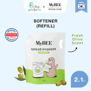 MyBEE Mild Fabric Softener Refill - Fresh Olive scent (2100ml) [Mild Fabric Softener for Baby]