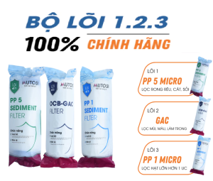 Bộ Lõi Lọc Nước Số 123 Mutosi [CHÍNH HÃNG]