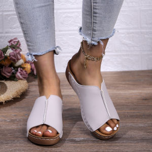 [Free Shipping] WomenS Oversized Wedge Sandals New Summer Style Comfortable And Casual