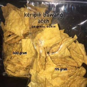 Kue Bawang Khas Aceh 190gr dan 500gr / Keripik bawang aceh Renyah Original -