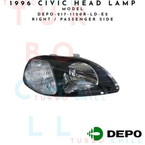 DEPO-217-1120R-LD-E2 1996 HONDA CIVIC HEAD LAMP UNIT ECE
