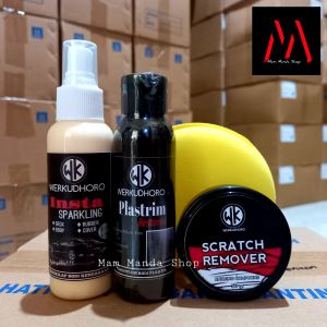Werkudhoro Rubbing Compound Penghilang Baret / Insta Sparkling Pengkilap Body Motor & Mobil / Plastrim Restored Penghitam Permanen Dasboard Body Kasar