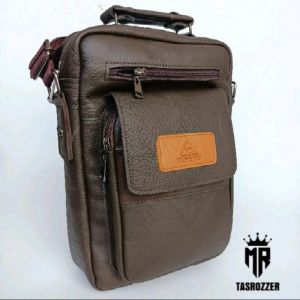 Tas santri kulit 100 %| Tas kuliah | Tas tempat kitab muat 3 kitab besar