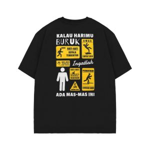 3Second x Dagelan Kaos Pria Lengan Pendek Regular Fit Katun Carrelli C510725