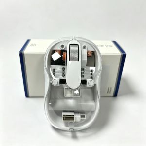 Transparent Wireless Mouse Bluetooth 2.4G Dual Mode RGB Silent Rechargeable Ergonomic Gaming Mouse