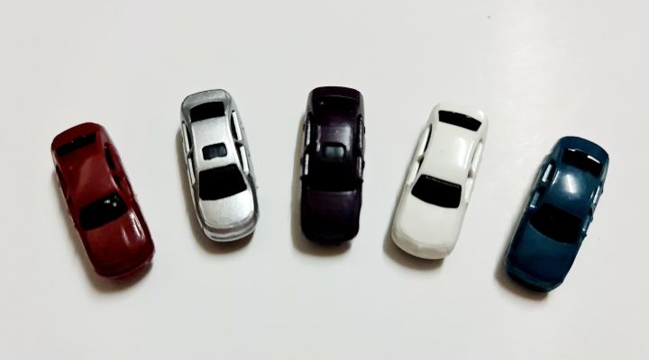 Scale Model Cars 5 pcs per set assorted design 1 100 1 200