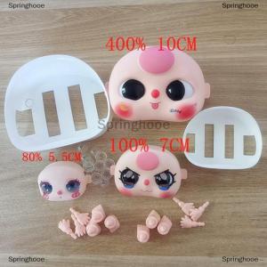 [COD] Springhooe 1 Set Doll DIY Accessories 5.5cm 10cm Replacement Face Hand Foot Kit For Baby Three Toy Style