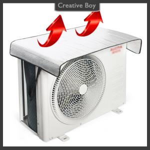 [Creative] Outdoor Rainproof Air Conditioning Cover Anti-Dust Anti-Snow Cleaning Cover