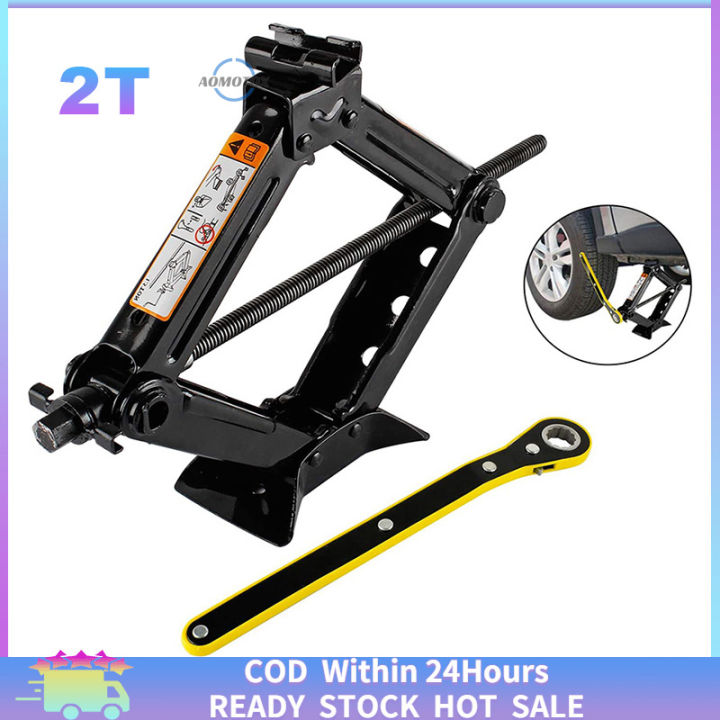 2.0T car scissor jack hand car scissor jack maintenance tool lift