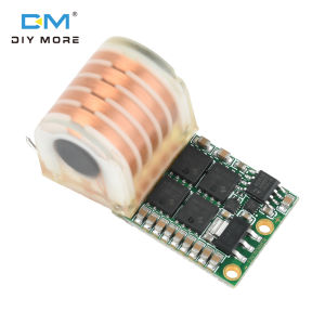 Diymore DC 9-12V Để AC 20KV Tần Số Cao AC Booster Cuộn Dây Điện Áp Cao Mô-đun Đánh Lửa 12V Nhiệt Độ Thấp Hồ Quang Cho 10 Phút 70W