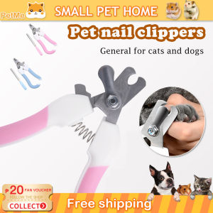 Pet Nail Clipper Stainless Nail Cutter Trimmer with Nail File For Dog and Cats Pet Grooming Tool