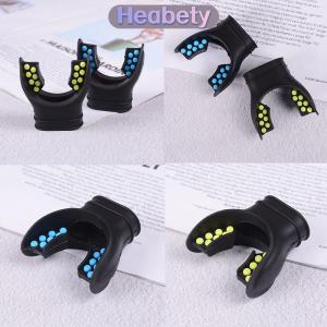 Heabety Scuba Diving Silicone W màu Tab thay thế điều chỉnh ống thở phù hợp với miệng mảnh